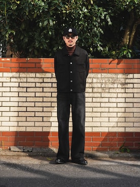 「アイテム（ブルゾン）」を使った、Jamさん（メンズ・175cm・30代）の冬コーディネート