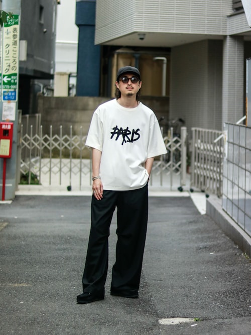 PARIS エンブロイダリー T（Tシャツ/カットソー）｜Lui's