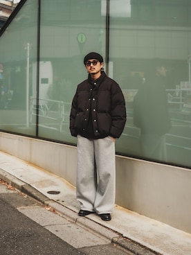 「アイテム（パンツ）」を使った、Jamさん（メンズ・175cm・30代）の冬コーディネート