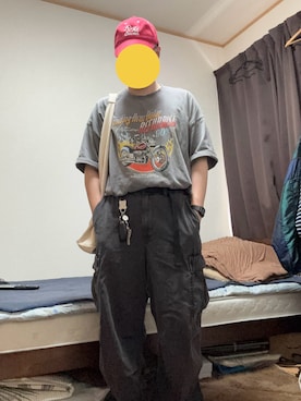 「アイテム（スニーカー）」を使った、ギバンさん（メンズ・162cm）の夏コーディネート