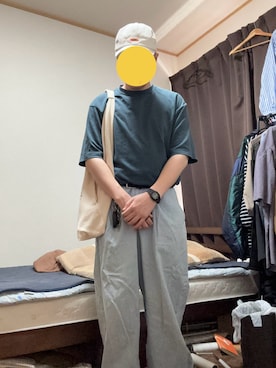「アイテム（スニーカー）」を使った、ギバンさん（メンズ・162cm）の夏コーディネート