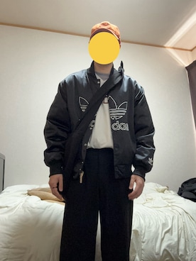 「adidas（アディダス）のアイテム（ブルゾン）」を使った、ギバンさん（メンズ・162cm）の春コーディネート