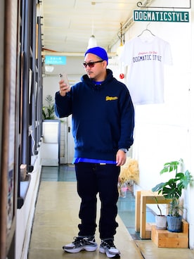 「アイテム（その他アウター）」を使った、DogMatic Style 門司港さん（メンズ・172cm）の春コーディネート