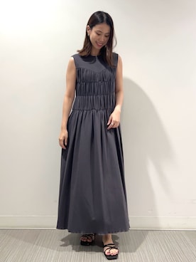 「JILL STUART（ジルスチュアート）のアイテム（ワンピース）」を使った、JILLSTUARTさん（レディース・166cm）の夏コーディネート