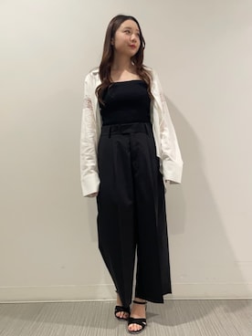 「JILL STUART（ジルスチュアート）のアイテム（サロペット/オーバーオール）」を使った、JILLSTUARTさん（レディース・163cm）の夏コーディネート