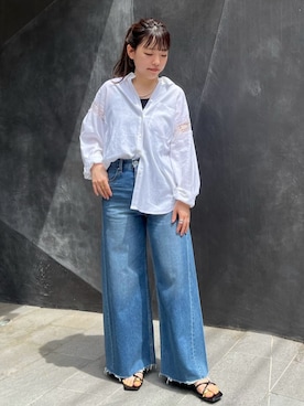 「JILL STUART（ジルスチュアート）のアイテム（パンツ）」を使った、JILLSTUARTさん（レディース・158cm）の春コーディネート