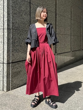 「JILL STUART（ジルスチュアート）のアイテム（ブルゾン）」を使った、JILLSTUARTさん（レディース・170cm）の春コーディネート