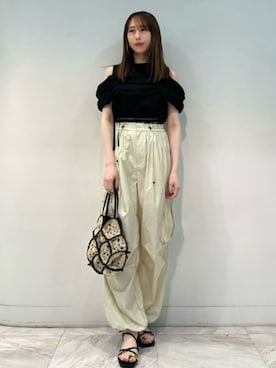 「JILL STUART（ジルスチュアート）のアイテム（パンツ）」を使った、JILLSTUARTさん（レディース・162cm）の春コーディネート