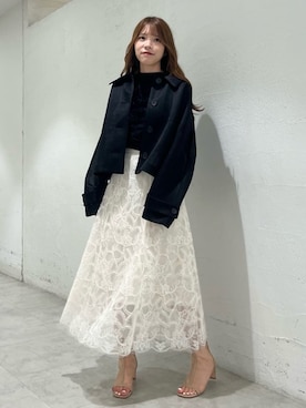 「アイテム（その他アウター）」を使った、JILLSTUARTさん（レディース・156cm）の夏コーディネート