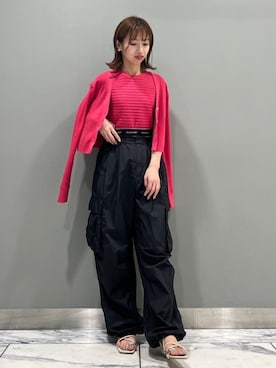 「JILL STUART（ジルスチュアート）のアイテム（パンツ）」を使った、JILLSTUARTさん（レディース・155cm）の春コーディネート