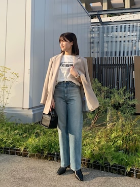 「tov（トーヴ）のアイテム（ブーツ）」を使った、miuさん（レディース・158cm）の夏コーディネート