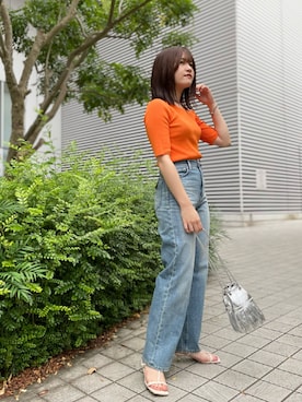 「ヤヌーク」｜miuさん（レディース・158cm）の夏コーディネート