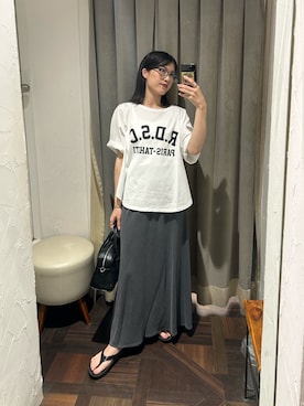 「アイテム（サングラス）」を使った、miuさん（レディース・158cm）の夏コーディネート