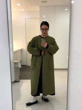 「Libra Cue（リブラ キュー）のアイテム（その他アウター）」を使った、kayouさん（レディース・160cm）の冬コーディネート