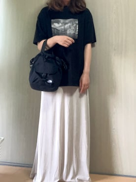 「select MOCA（セレクトモカ）のアイテム（スカート）」を使った、YUIさん（レディース・155cm）の秋コーディネート