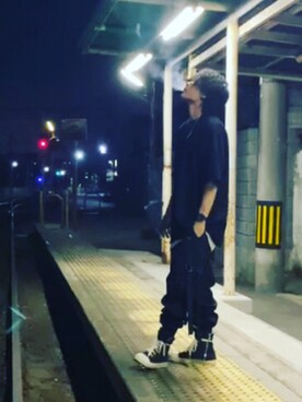 「BLACKTAILOR（ブラックテイラー）のアイテム」を使った、まささん（メンズ・175cm）の夏コーディネート