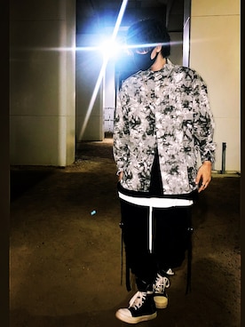 「BLACKTAILOR（ブラックテイラー）のアイテム」を使った、まささん（メンズ・175cm）の夏コーディネート