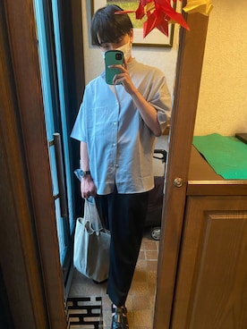 「BERING（ベーリング）のアイテム」を使った、ぽとふ煮る男さん（メンズ・163cm）の夏コーディネート