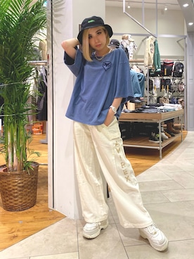 REINA Üさん（レディース・163cm）の夏コーディネート