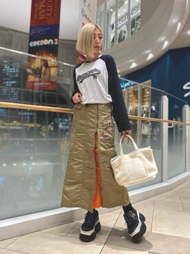 REINA Üさん（レディース・163cm）の冬コーディネート