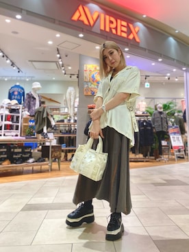 REINA Üさん（レディース・163cm）の春コーディネート