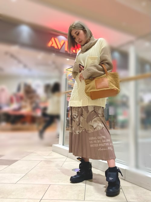 セール】avirex/ アヴィレックス / SCORPION HI NYLON