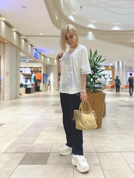 REINA Üさん（レディース・163cm）の夏コーディネート