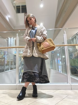 REINA Üさん（レディース・163cm）の秋コーディネート