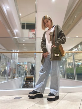 REINA Üさん（レディース・163cm）の冬コーディネート