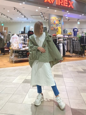 REINA Üさん（レディース・163cm）の春コーディネート