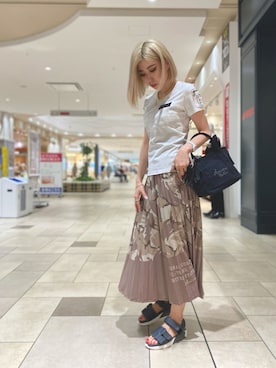 REINA Üさん（レディース・163cm）の夏コーディネート