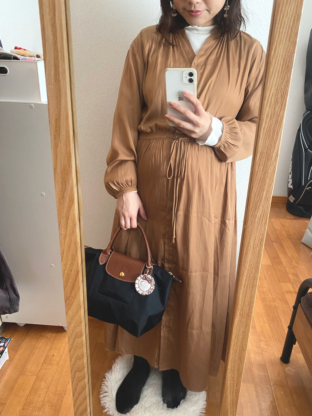 china|LONGCHAMPのトートバッグを使ったコーディネート - WEAR