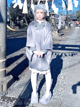 「BEAMS BOY（ビームスボーイ）のアイテム（トップス）」を使った、きなさん（レディース・165cm）の冬コーディネート