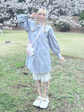 「TITTY&CO.（ティティーアンドコー）のアイテム」を使った、きなさん（レディース・165cm）の春コーディネート