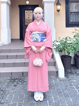 「アイテム（着物）」を使った、きなさん（レディース・165cm）の秋コーディネート