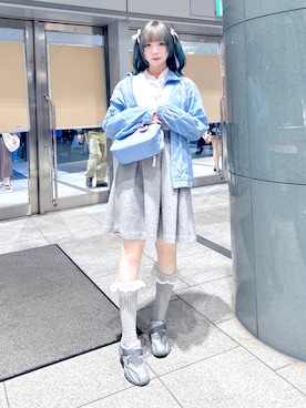 「FILA（フィラ）のアイテム」を使った、きなさん（レディース・165cm）の秋コーディネート