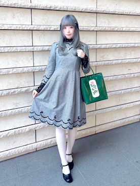 「アイテム（ワンピース/ドレス）」を使った、きなさん（レディース・165cm）の冬コーディネート