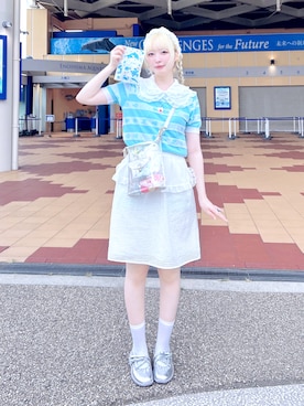 「Ne-net（ネネット）のアイテム」を使った、きなさん（レディース・165cm）の秋コーディネート