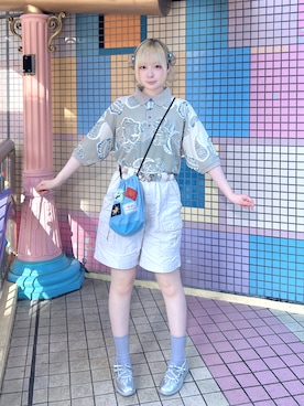 「ANOTHER S（アナザーエス）のアイテム」を使った、きなさん（レディース・165cm）の夏コーディネート