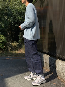 「yoko sakamoto（ヨーコサカモト）のアイテム（トップス）」を使った、KENさん（メンズ・176cm）の春コーディネート