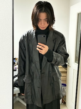 「アイテム（ダウンジャケット/コート）」を使った、KOTAさん（メンズ・182cm）の冬コーディネート