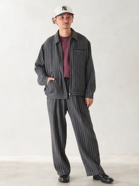 「JOURNAL STANDARD relume（ジャーナルスタンダード　レリューム）のアイテム（その他アウター）」を使った、enoさん（メンズ・174cm）の秋コーディネート