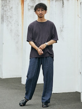 enoさん（メンズ・174cm）の夏コーディネート