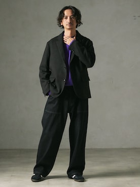 「JOURNAL STANDARD relume（ジャーナルスタンダード　レリューム）のアイテム（ジャケット/アウター）」を使った、enoさん（メンズ・174cm）の秋コーディネート