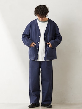 enoさん（メンズ・174cm）の春コーディネート