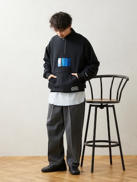 「ワッフル」｜「アイテム（その他シューズ）」を使った、enoさん（メンズ・174cm）の秋コーディネート