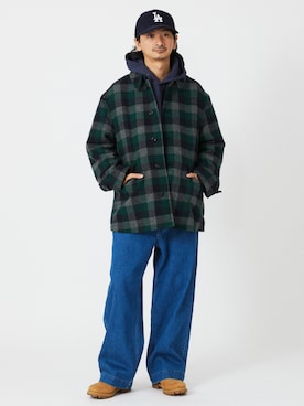 「JOURNAL STANDARD relume（ジャーナルスタンダード　レリューム）のアイテム（その他アウター）」を使った、enoさん（メンズ・174cm）の冬コーディネート