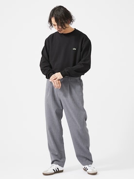 「JOURNAL STANDARD relume（ジャーナルスタンダード　レリューム）のアイテム（スラックス）」を使った、enoさん（メンズ・174cm）の冬コーディネート