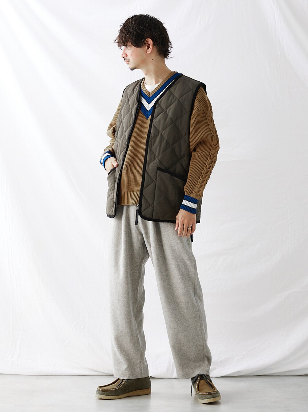 TAION × HOUSE HOLD / タイオン】別注 ダウンベストを使ったショップ