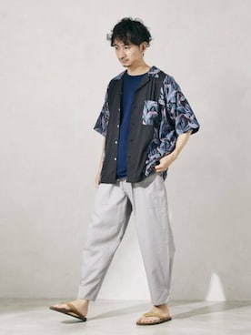 enoさん(メンズ・174cm)の夏コーディネート